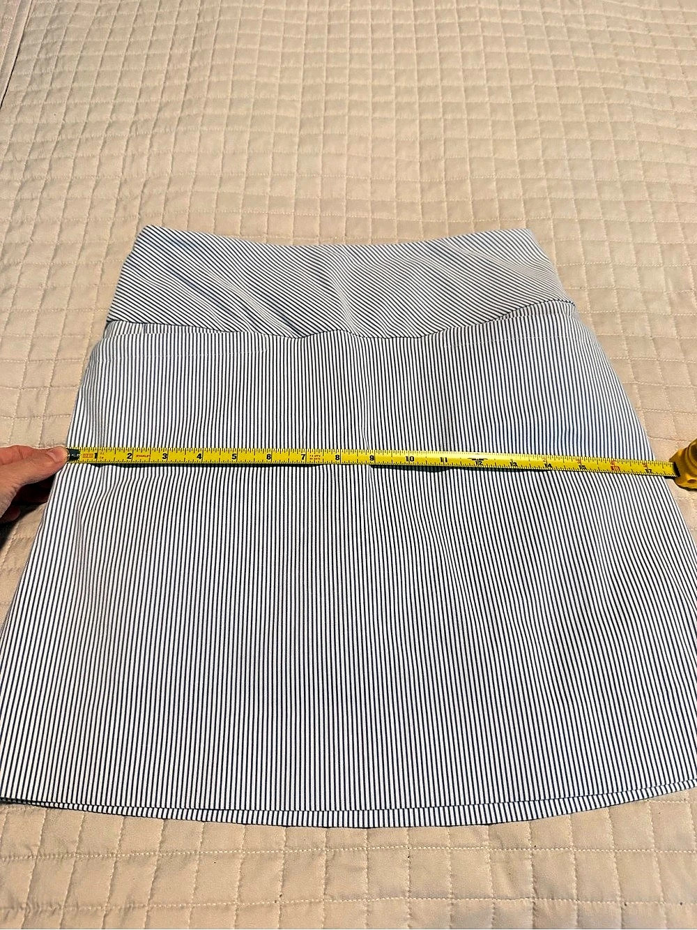 S.C. & Co. Striped Mini Skirt in Blue & White Size XS - Picture 4 of 11